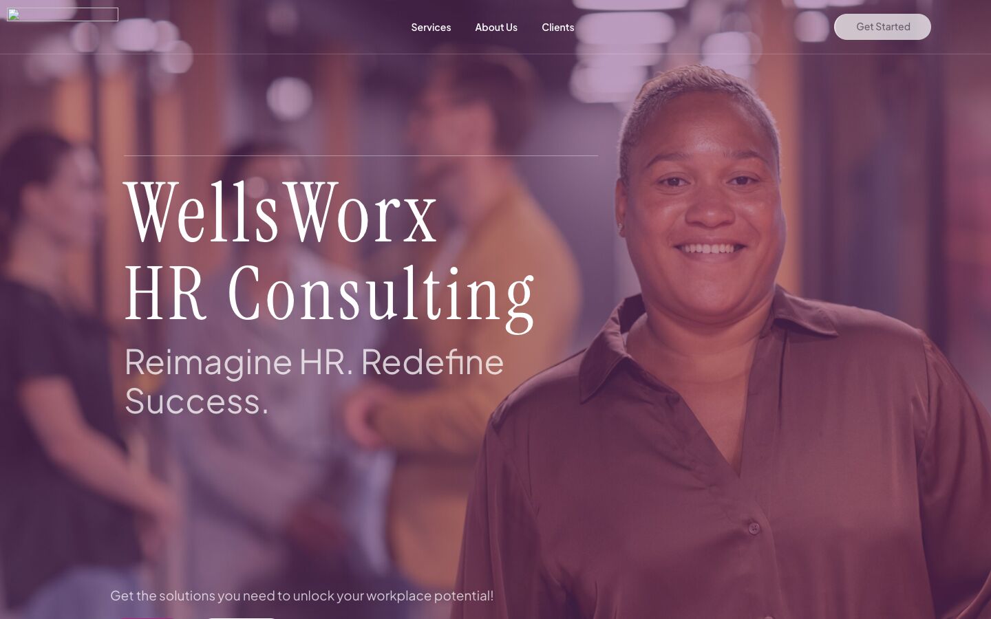 The old WellsWorx website
