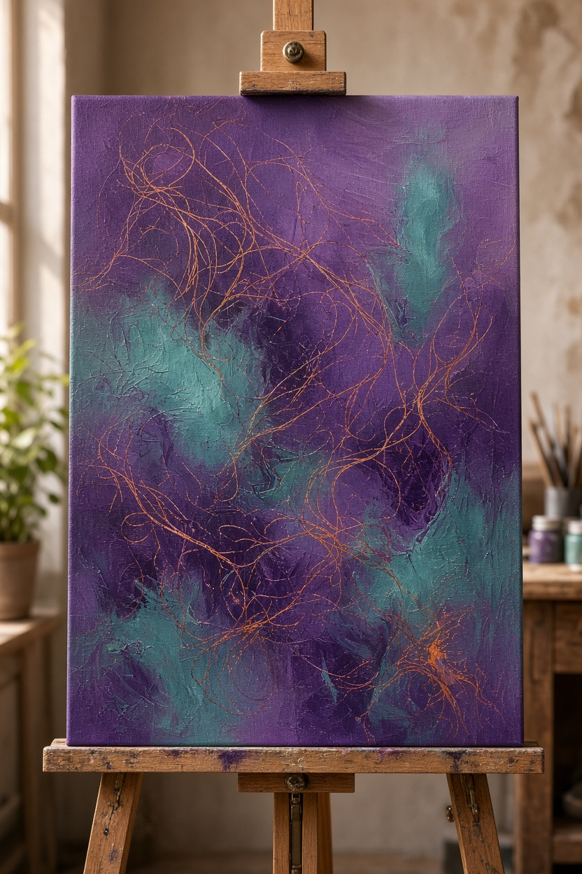 Helen Wilson original painting titled Studio Passage No. 4