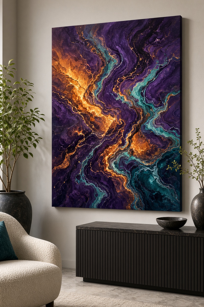Helen Wilson original painting titled Midnight Radiance